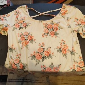 Floral Print Women's Top